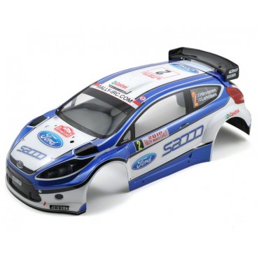 BOLHA CARROCERIA NEW FIESTA S2000 ORIGINAL PINTADA PARA AUTOMODELO KYOSHO DRX ESCALA 1/9 KYO TRB123B